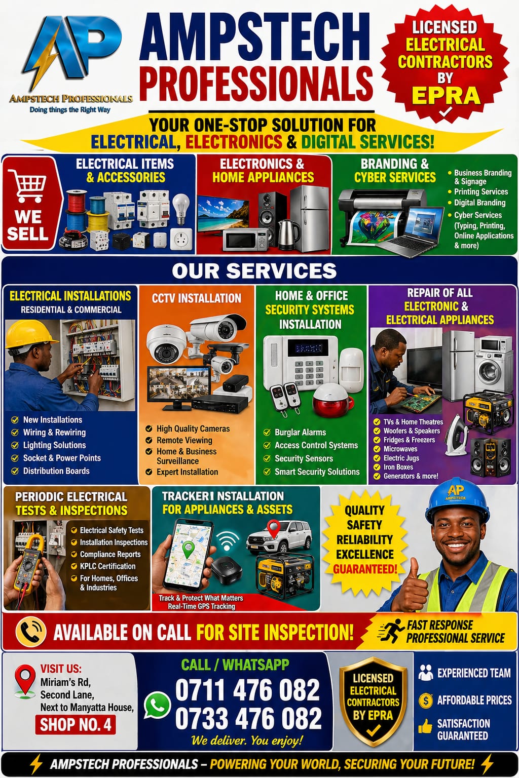 AMPSTECH electrical and security services